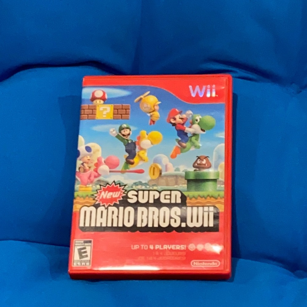 Wii Nintendo Rated Everyone Made in USA/2009 New Super Mario Bros.Wii Vintage